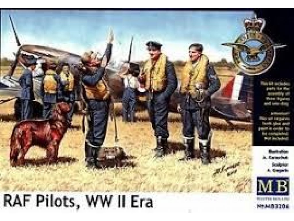 MASTERBOX 1/32 Raf Pilots WWII