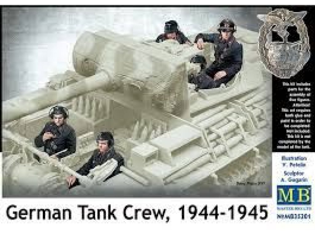 MASTERBOX 1/35 German Tank Crew 1944-1945