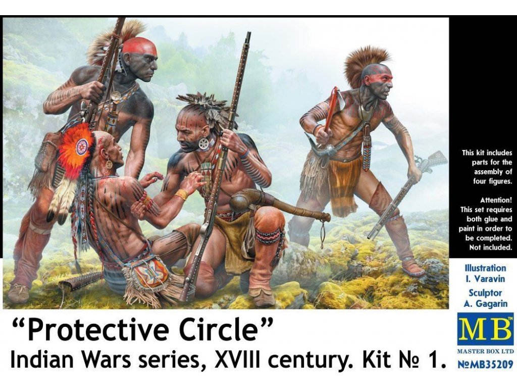 MASTERBOX 1/35 Protective circle - Indian wars series