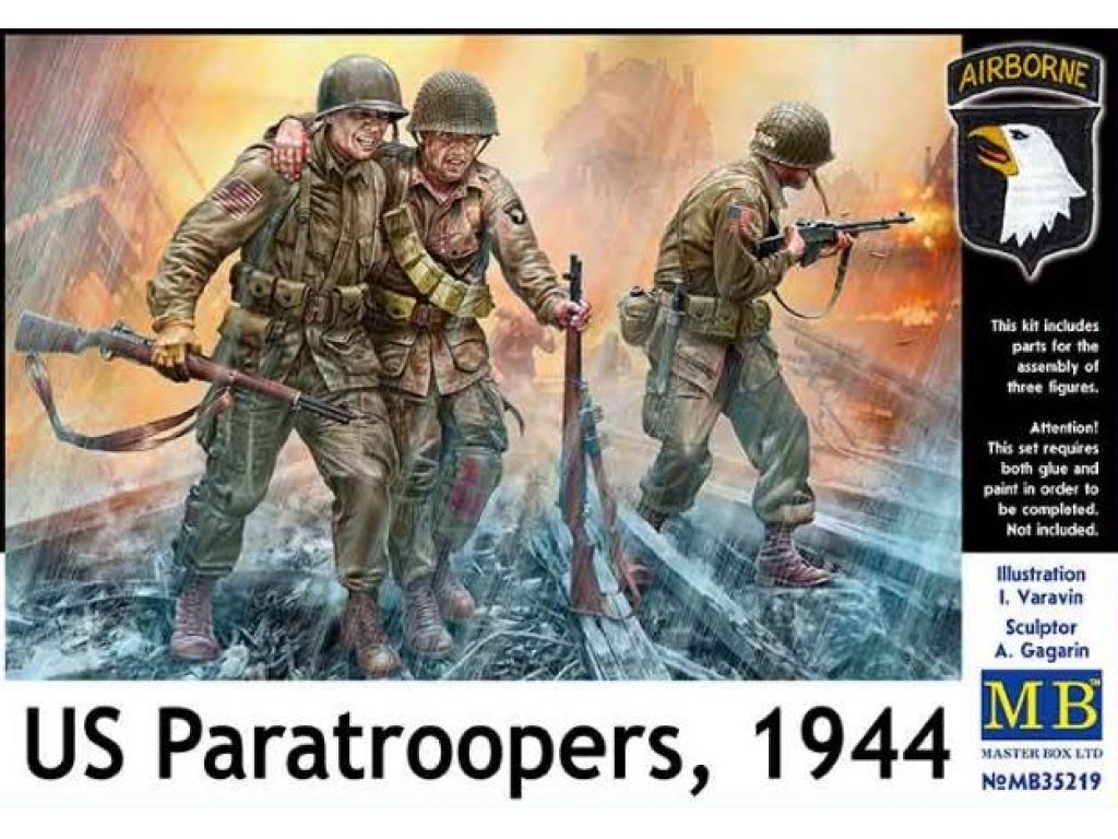 MASTERBOX 1/35 US Paratroopers, 1944