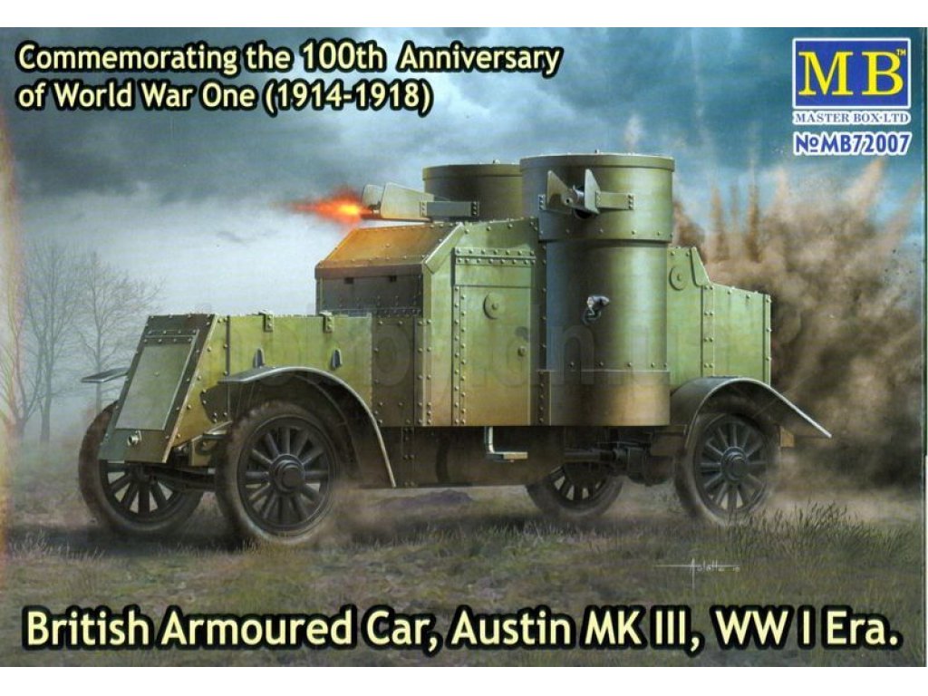 MASTERBOX 1/72 Austin Mk.III- WWI