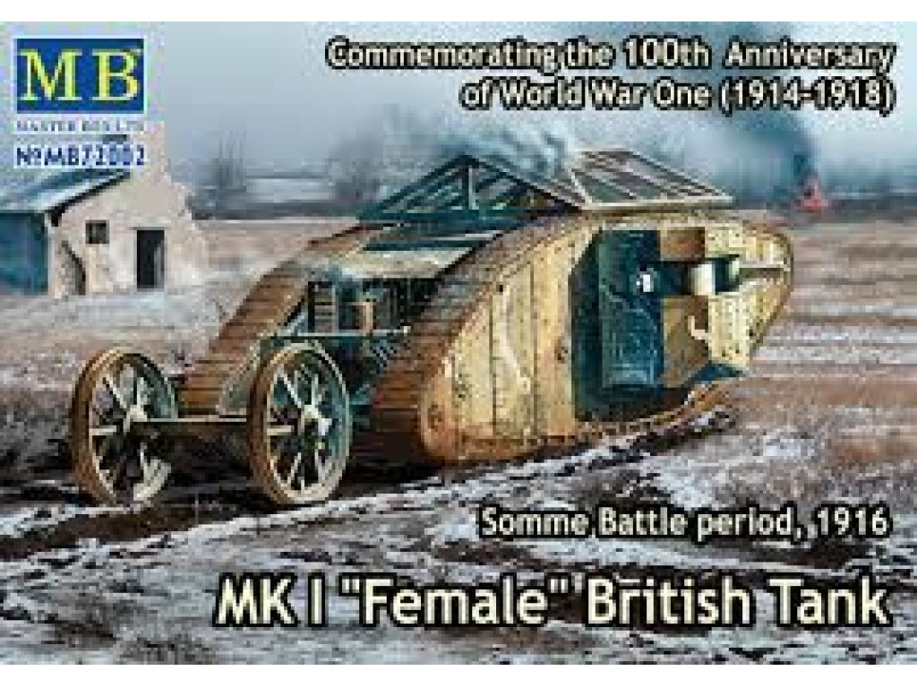 MASTERBOX 1/72 Mk I Female 1916