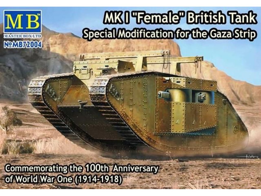 MASTERBOX 1/72 Mk.I Female Gaza Strip Mo