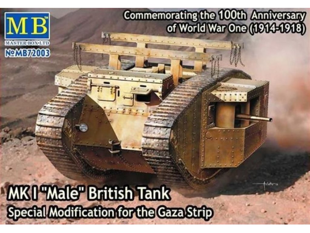MASTERBOX 1/72 Mk.I Male Gaza Strip Modification