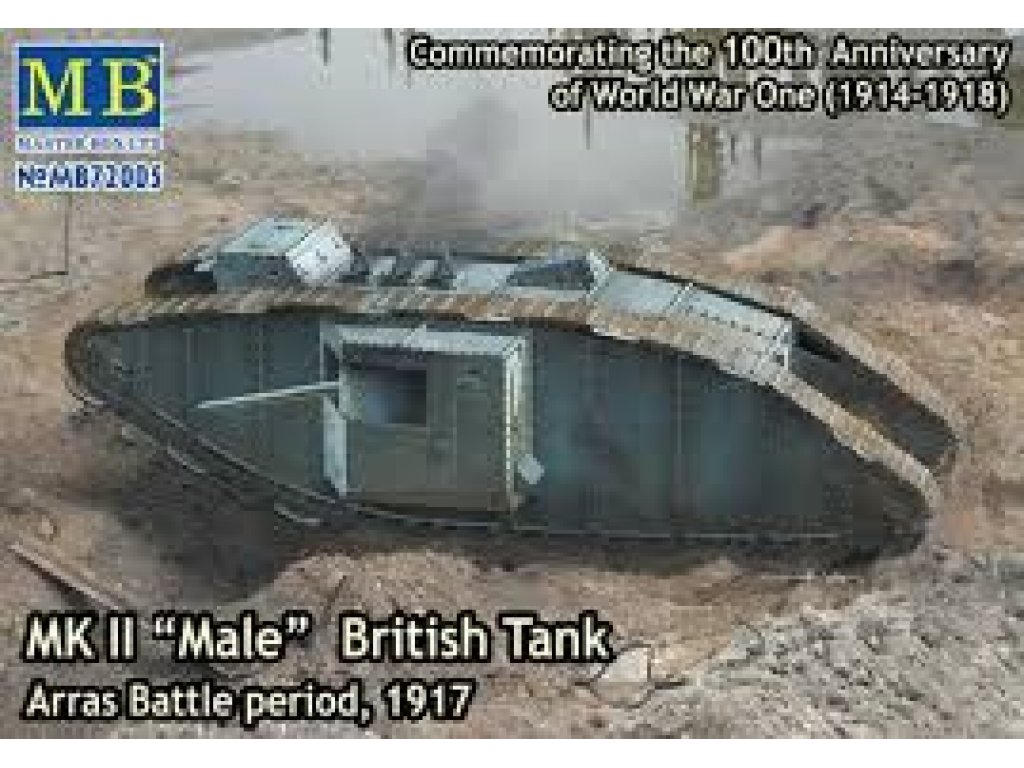 MASTERBOX 1/72 Mk.II Male Arras Battle 17