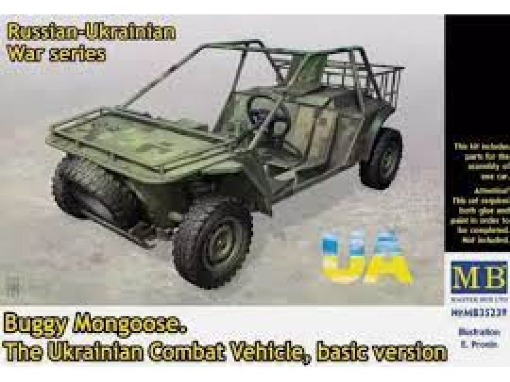 MASTERBOX 35239 1/35 Russian-Ukrainian War Series. Buggy Mongoose. The Ukrainian Combat Vehicle