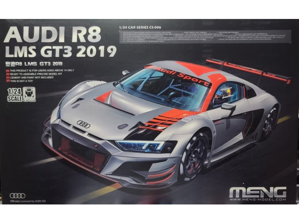 MENG 1/24 Audi R8 LMS GT3 2019