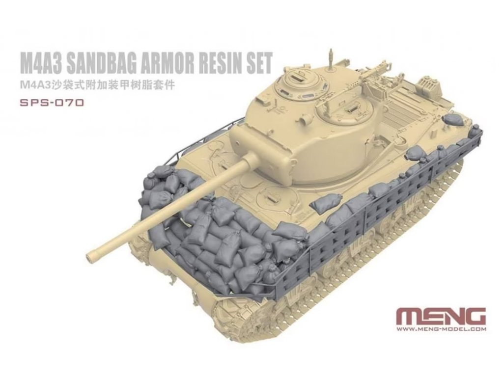 MENG 1/35 M4A3 Sandbag Armor Set (Resin) 