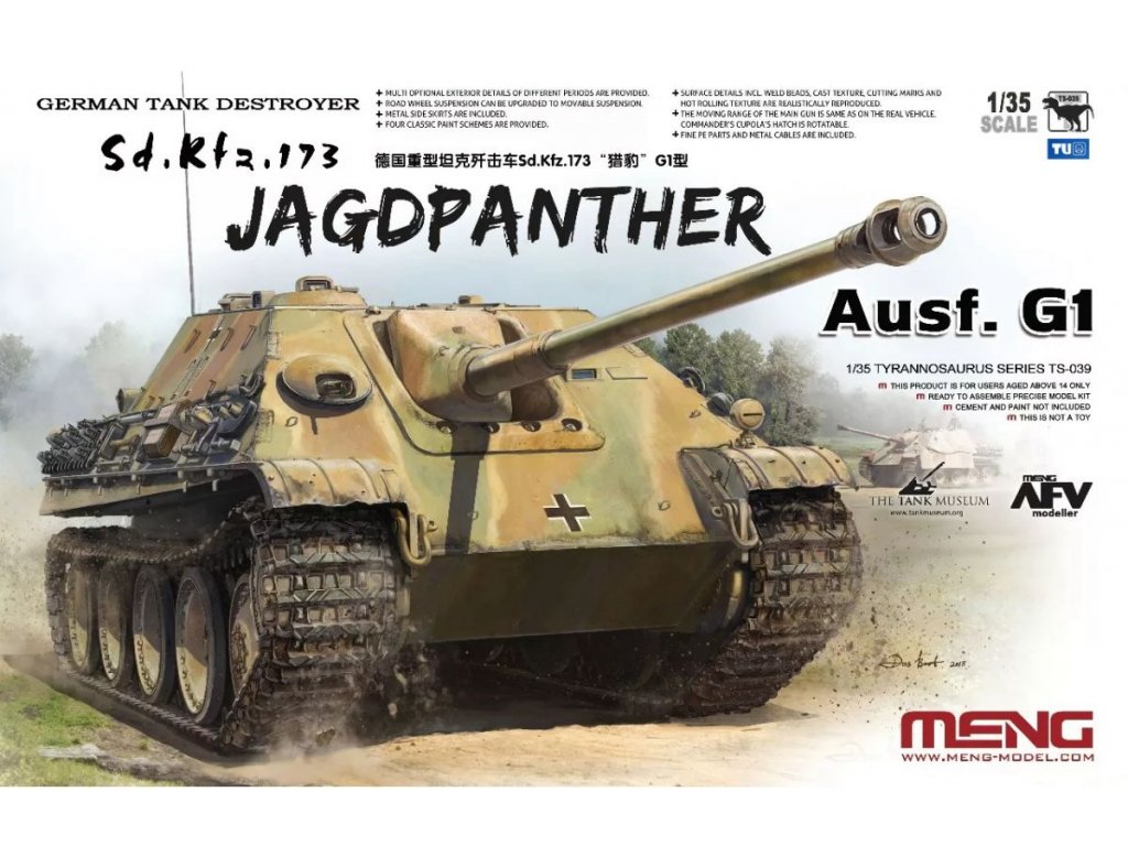 MENG 1/35 Sd.Kfz 173 Jagdpanther Ausf.G1