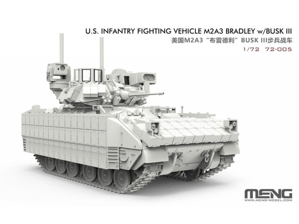 MENG 72-005 1/72 U.S. IFV M2A3 Bradley w/ BUSK III