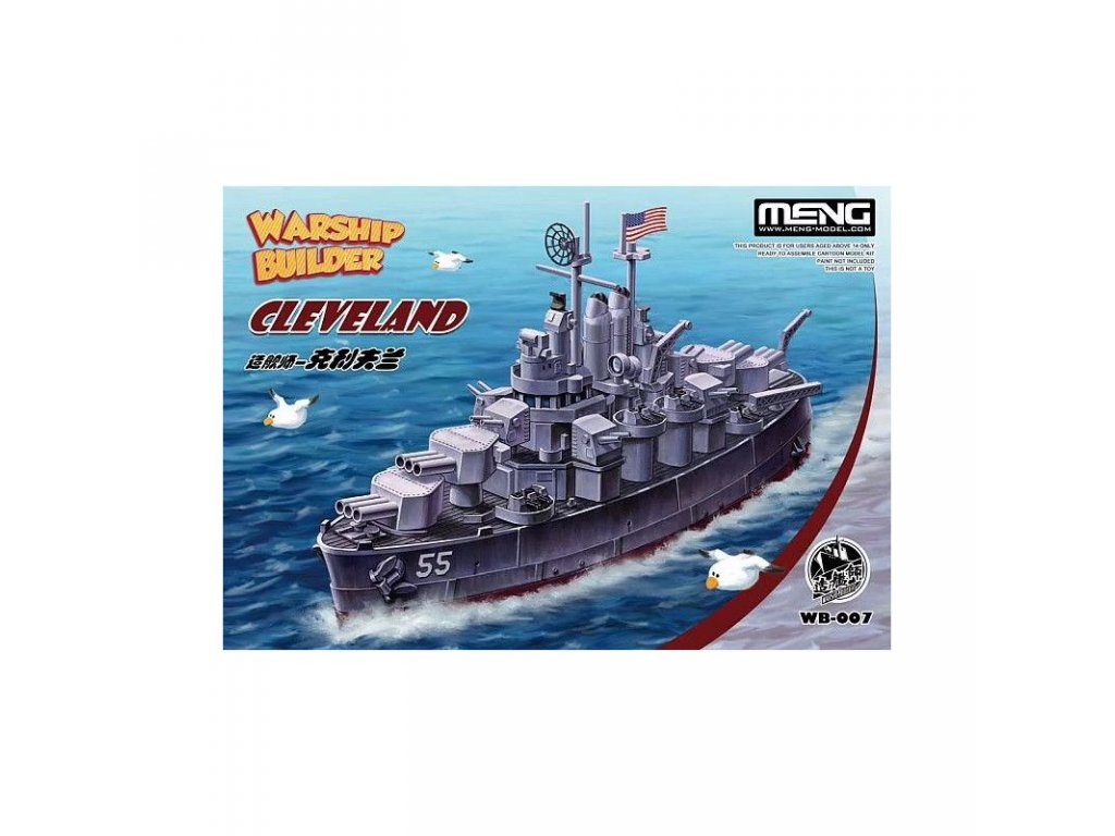 MENG Cartoon Warship Builder Cleveland