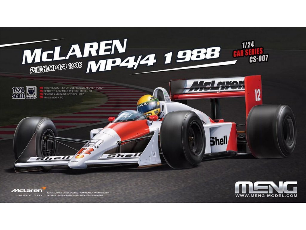 MENG CS-007 1/24 McLaren MP4/4 1988