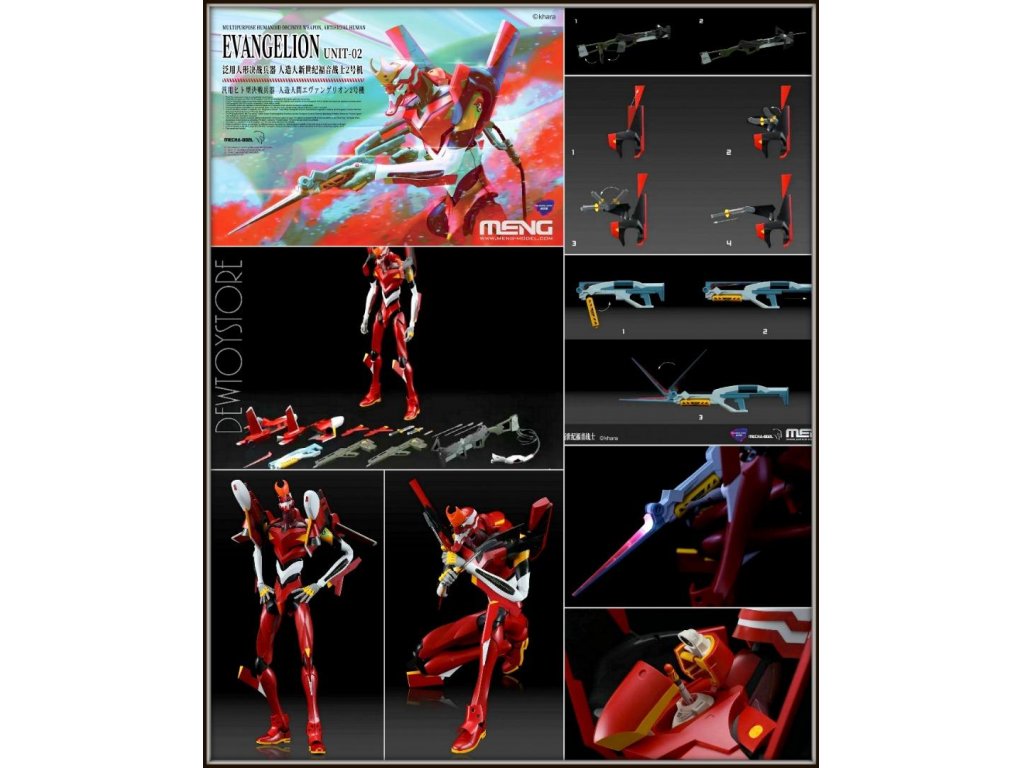 MENG MECHA-002LM Evangelion Production Model-02 Ver.1.5 (Multi-Color Edition)