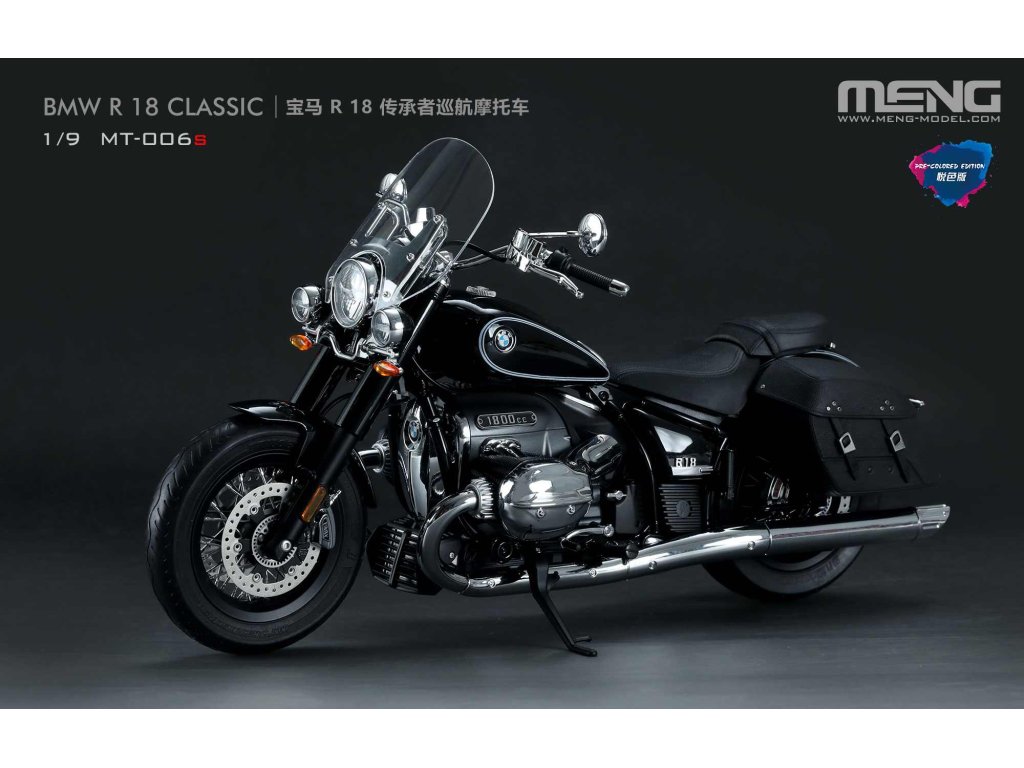 MENG MT-006S 1/9 BMW R18 Classic Pre-Colored Edition 