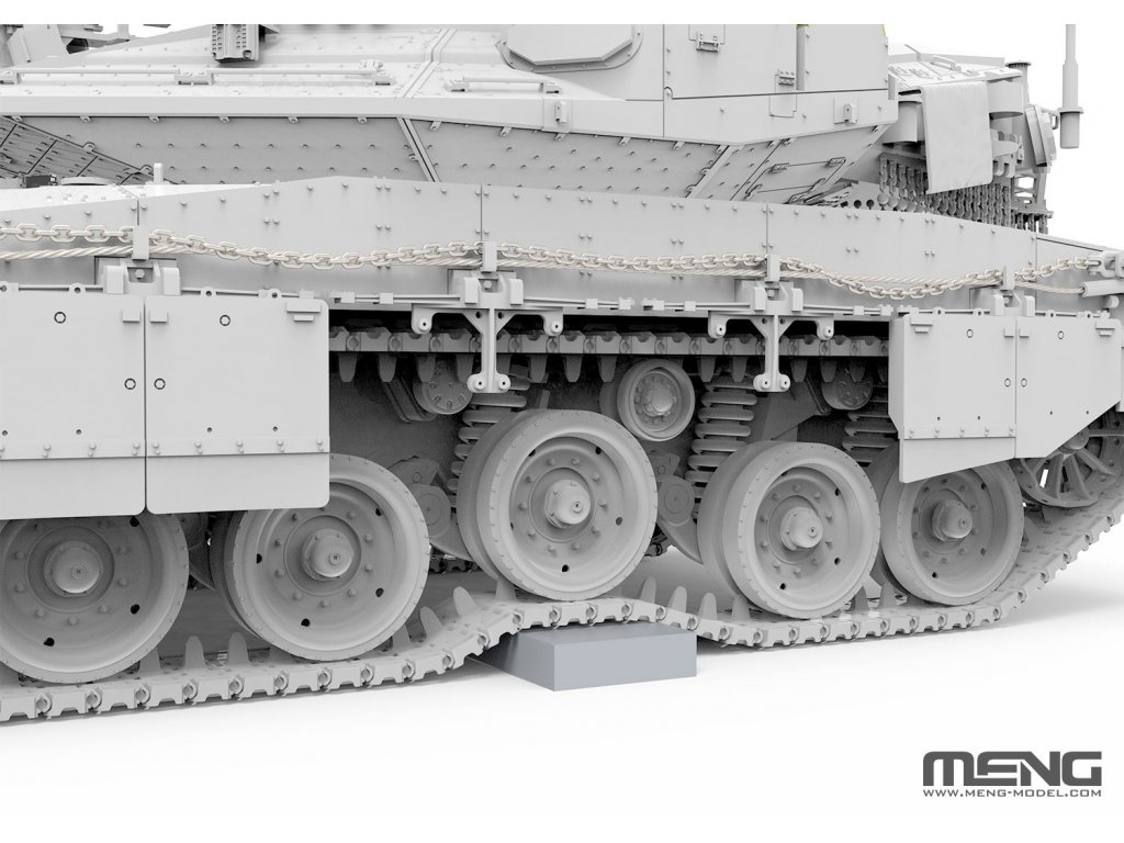 MENG TS-056 1/35 Merkava Mk.4M w/ Roof Mounted SLAT Armor Israel MBT