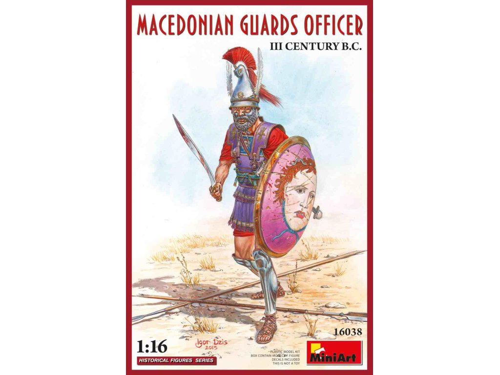 MINIART 1/16 16038 Macedonian Guards Officer III Century BC