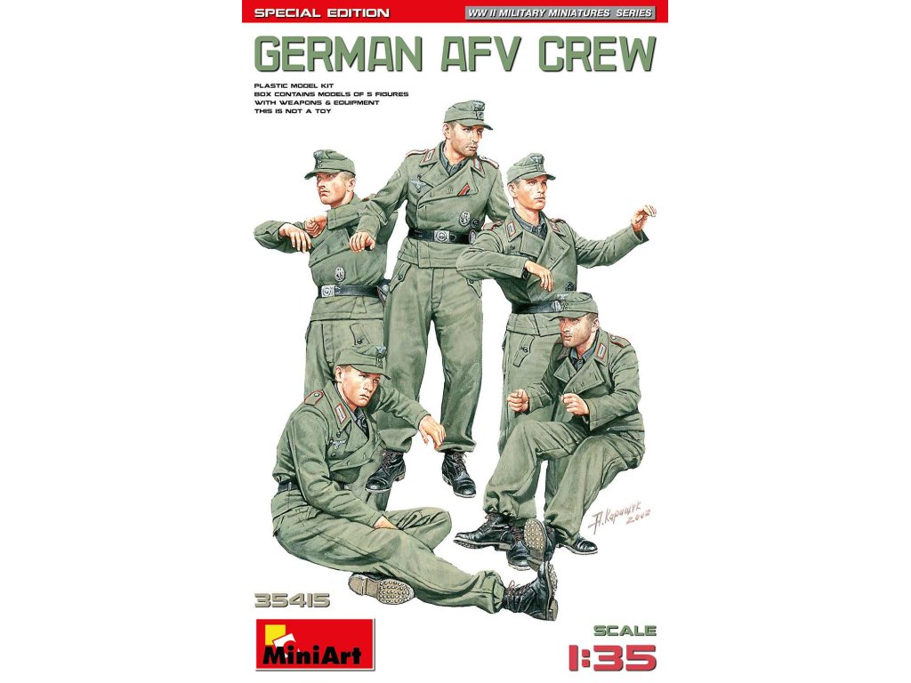 MINIART 1/35 35415 German AFV Crew Special Edition