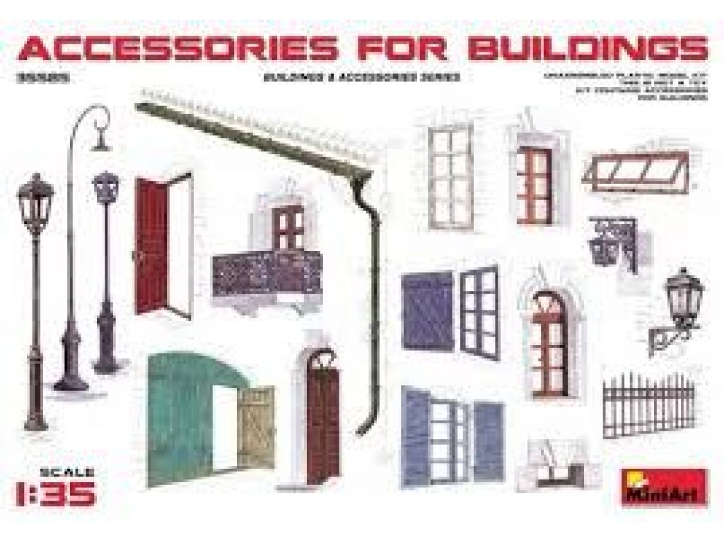 MINIART 1/35 Accessories for Buildings