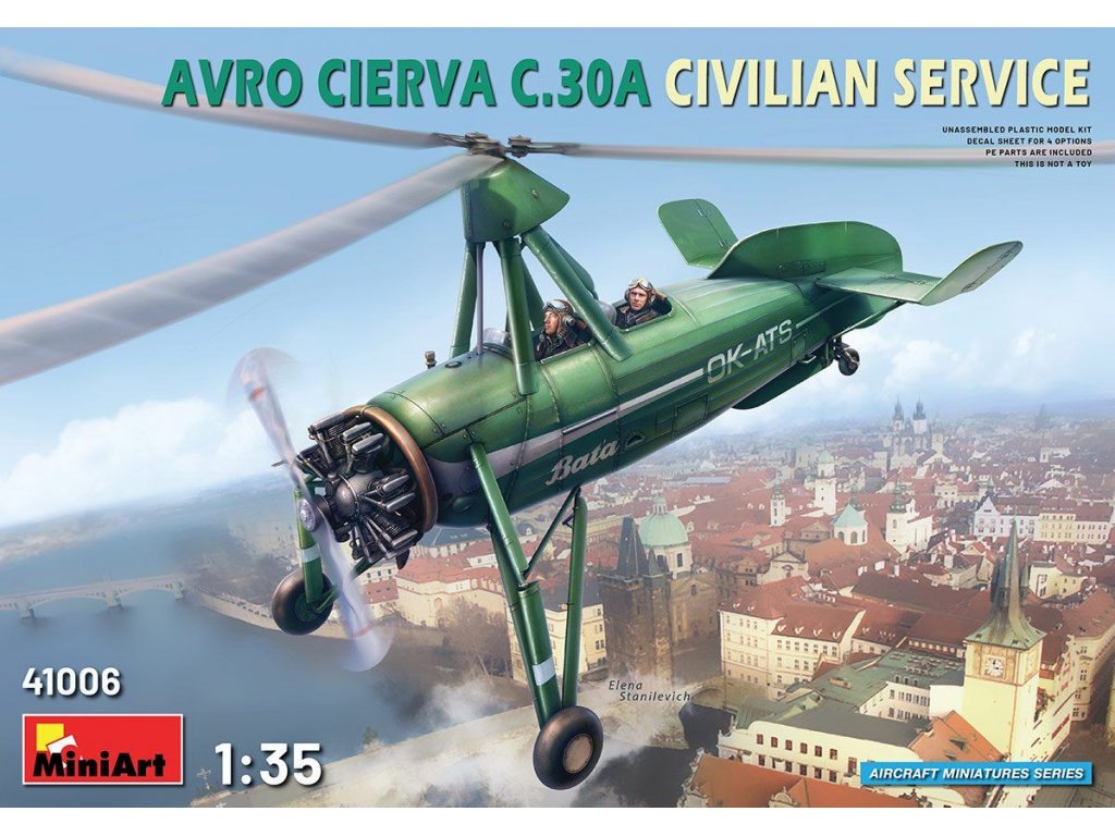 MINIART 1/35 Avro Cierva C 30A Civilian Service