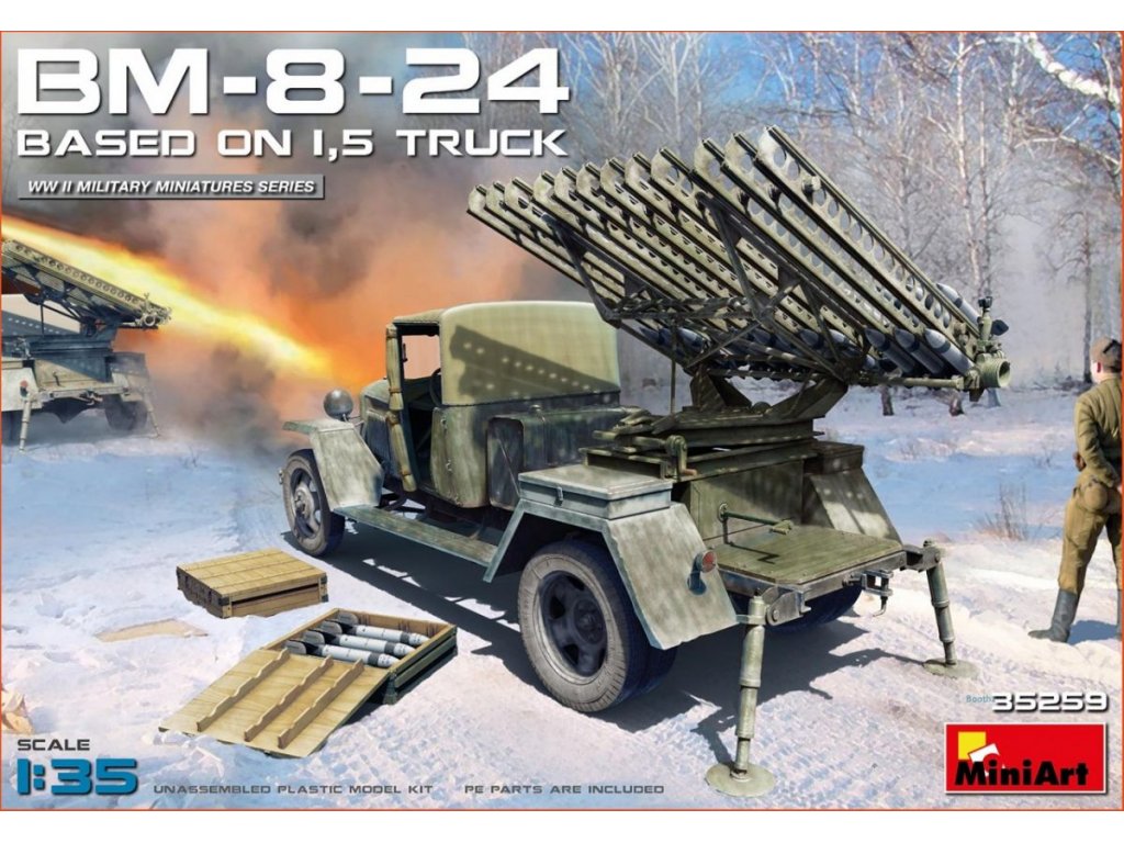 MINIART 1/35 BM-8-24 Based on 1,5t truck