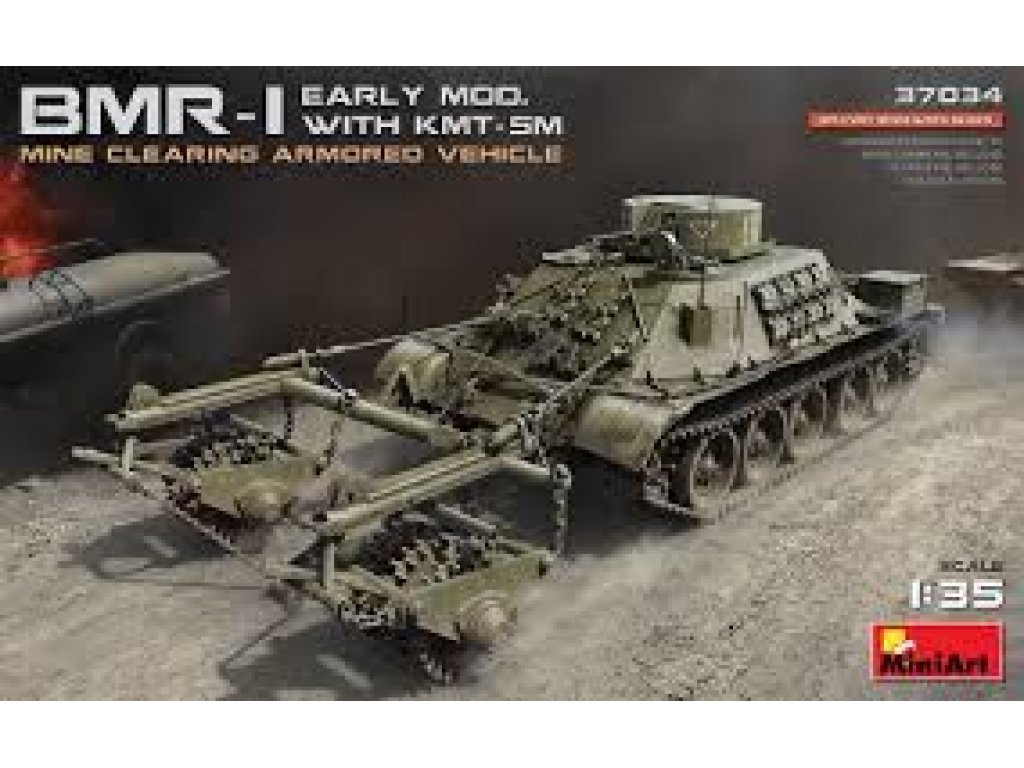 MINIART 1/35 BMR-1 early mod. w/KMT-5M