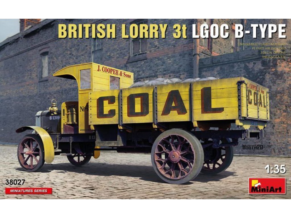 MINIART 1/35 British Lorry 3t LGOC B-Type