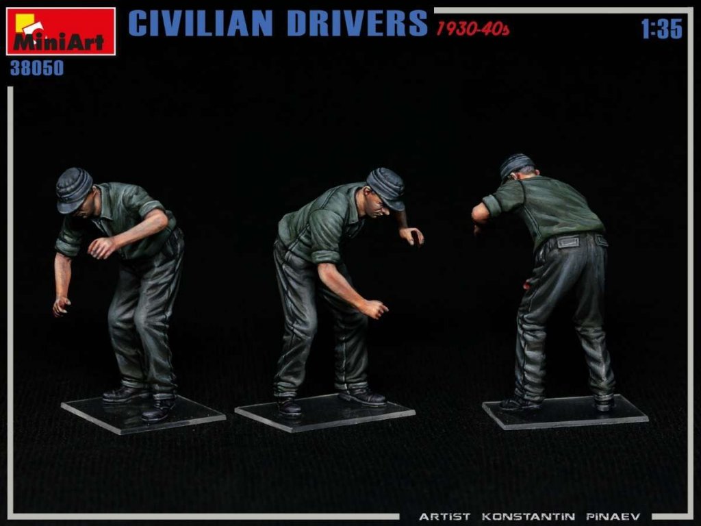 MINIART 1/35 Civilian Drivers 1930-40s
