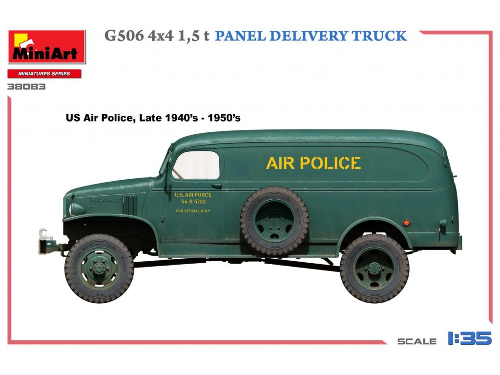 MINIART 1/35 G506 4x4 1,5t Panel Delivery Truck