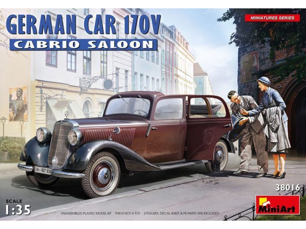 MINIART 1/35 German car 170V Cabrio saloon