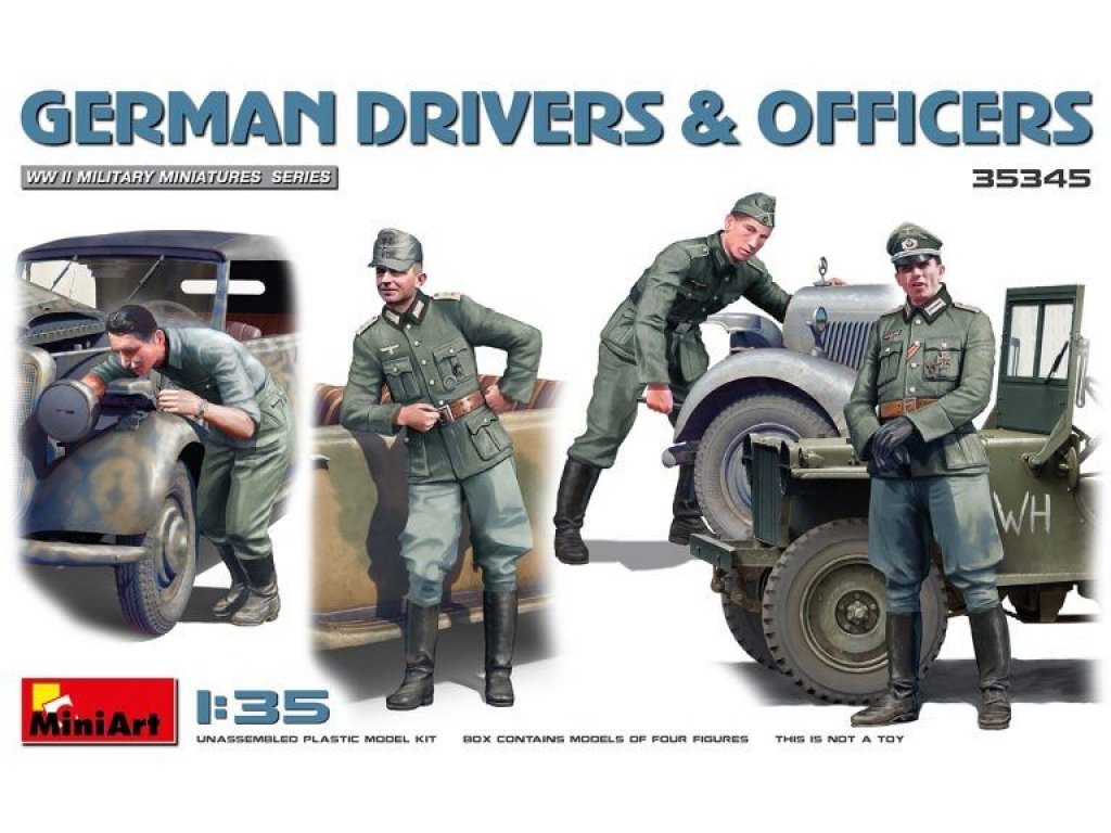 MINIART 1/35 German Drivers Officers