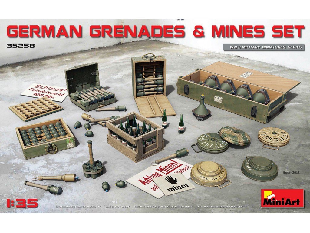 MINIART 1/35 German Grenades Mine Set