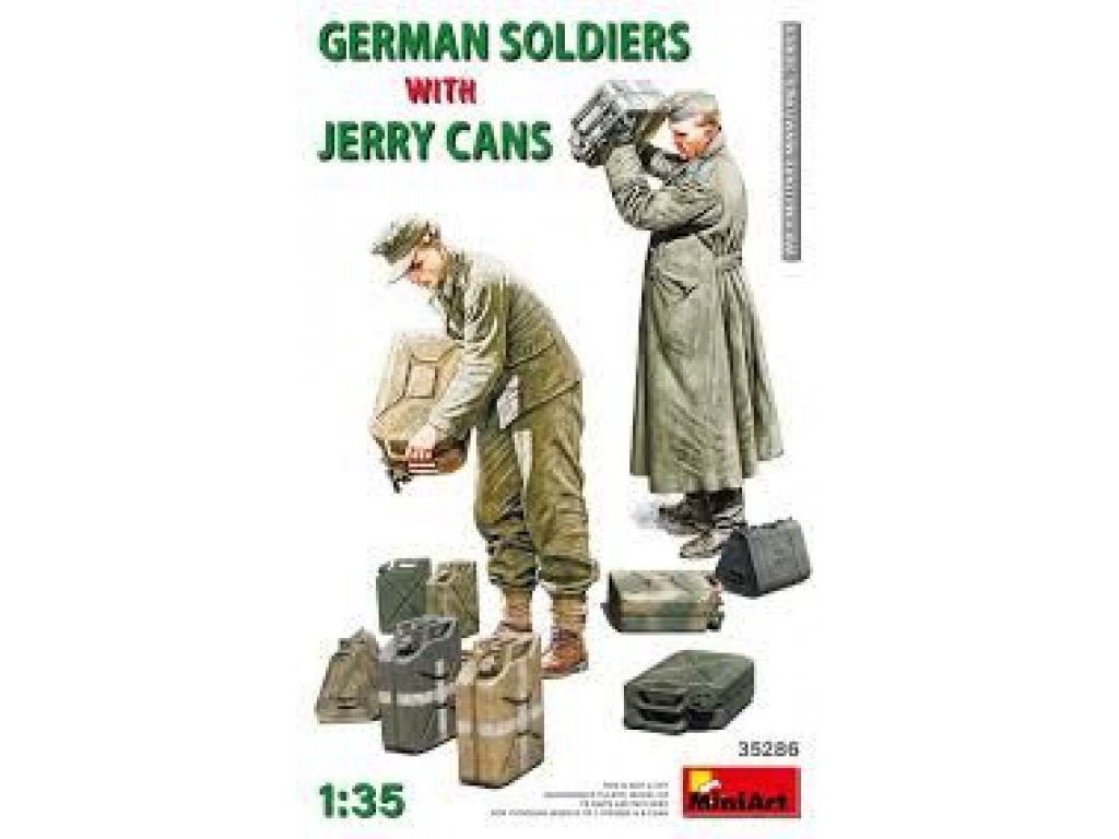 MINIART 1/35 German soldiers w/ jerry can
