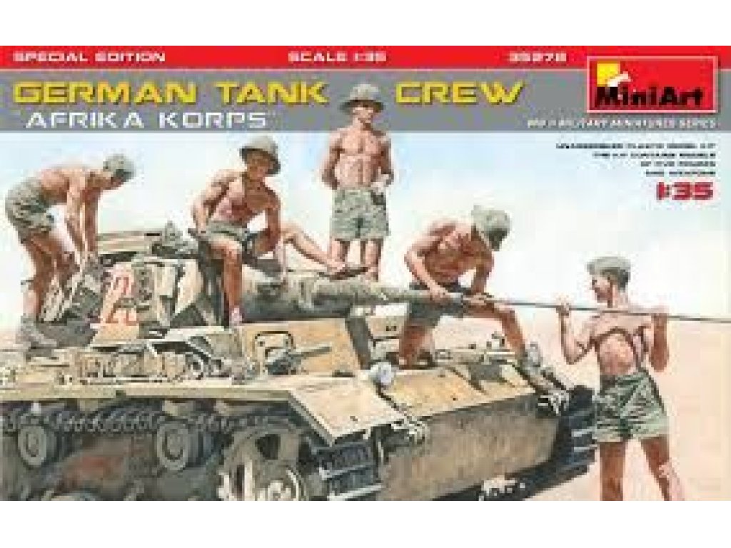 MINIART 1/35 German Tank Crew Africa Korps S.E