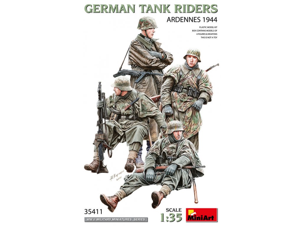 MINIART 1/35 German Tank Raiders Ardennes 1944