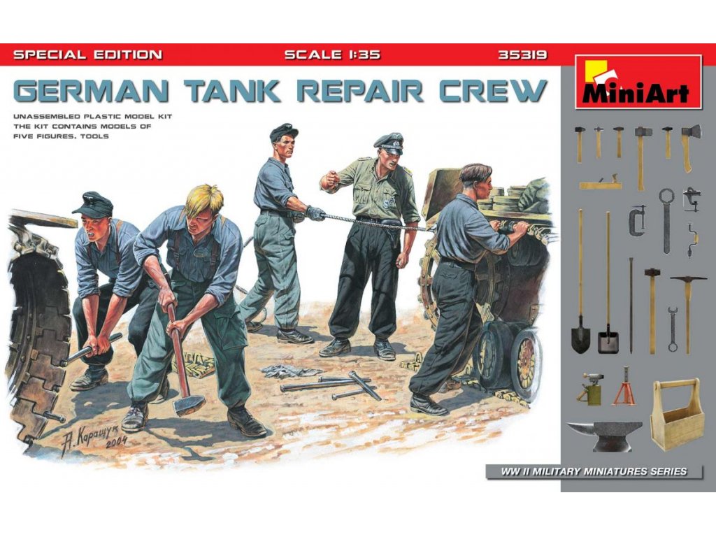 MINIART 1/35 German Tank Repair Crew Sp.Edit.