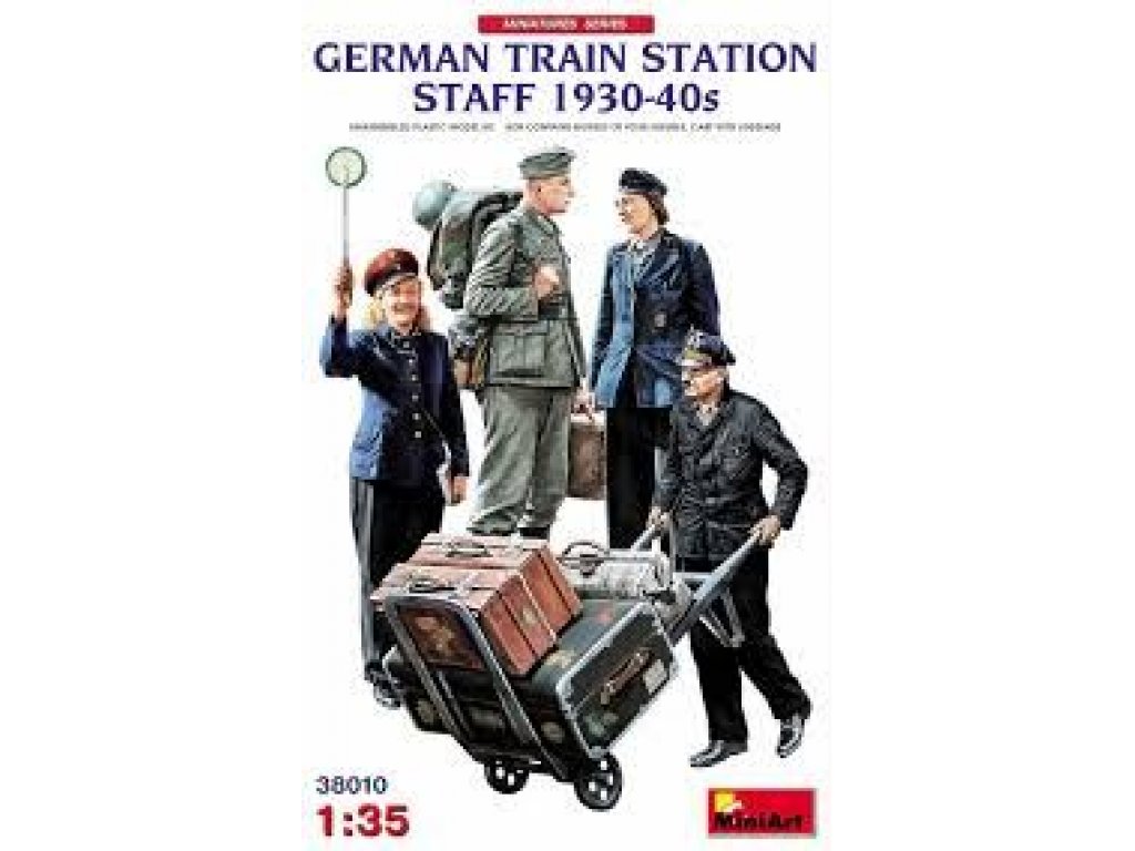 MINIART 1/35 German Train station Staff 1930-40