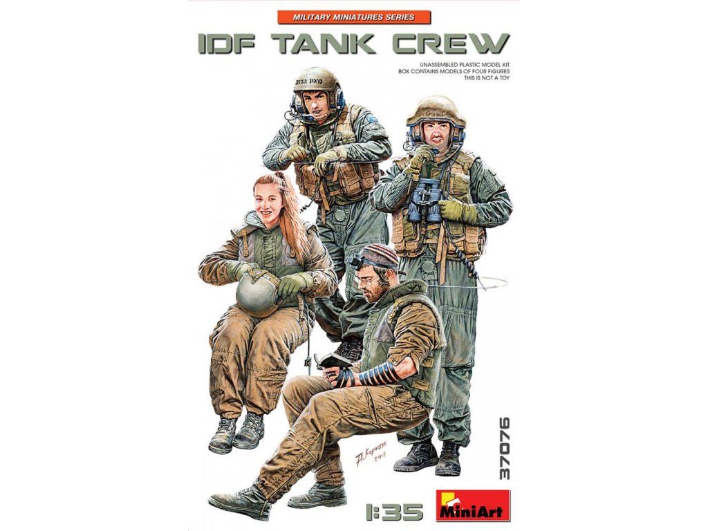 MINIART 1/35 IDF Tank Crew Figures