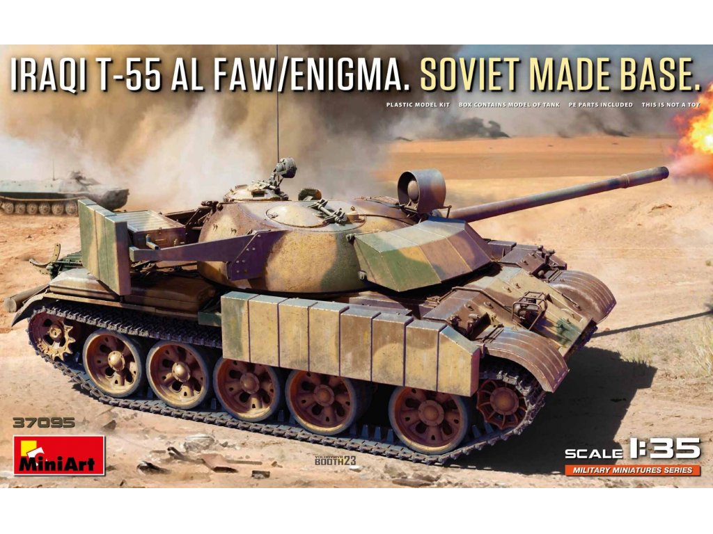 MINIART 1/35 Iraqi T-55 Al Faw/Enigma Soviet Made Base