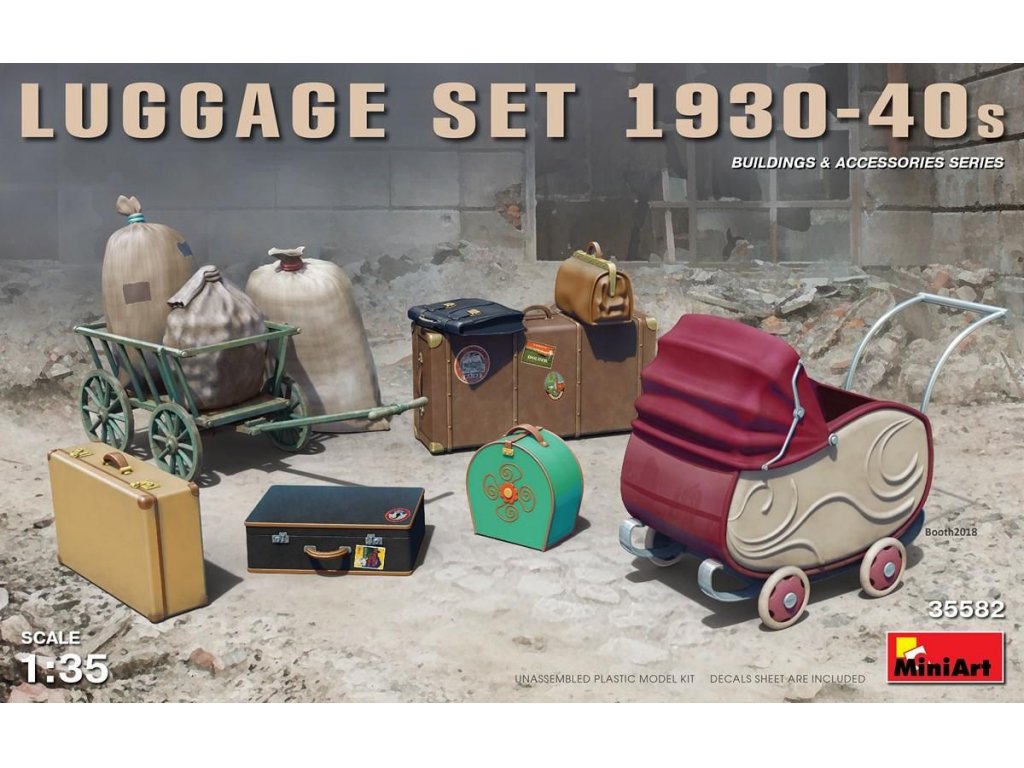 MINIART 1/35 Luggage Set 1930-40s