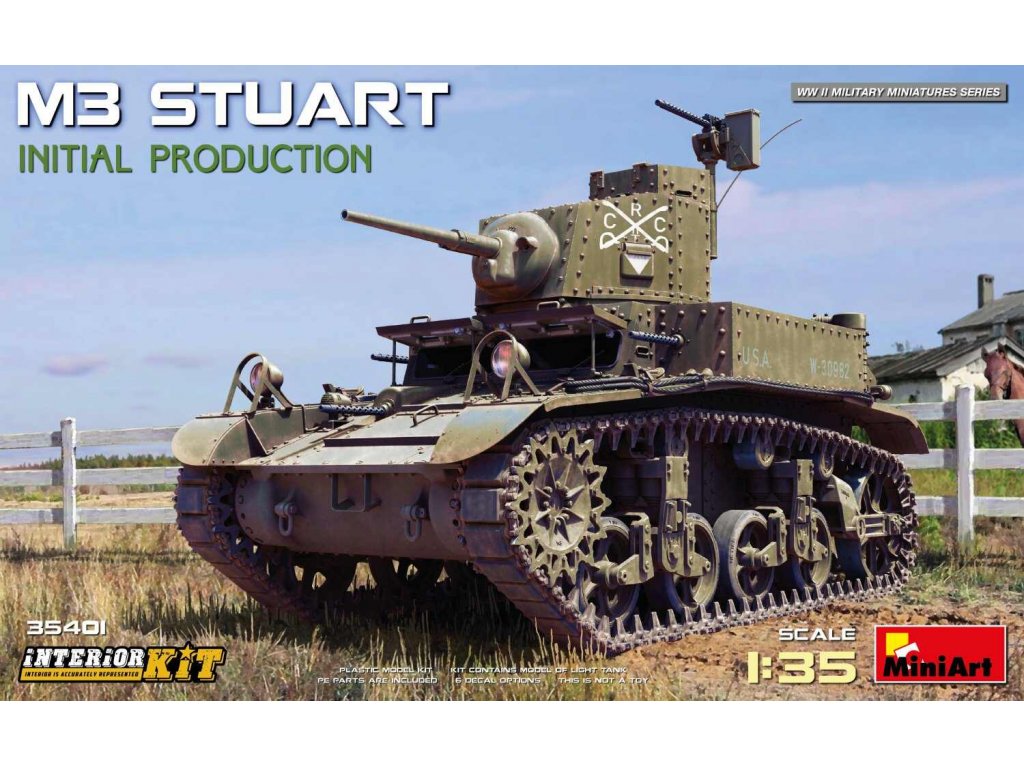 MINIART 1/35 M3 Stuart Initial Production