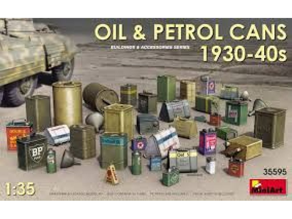 MINIART 1/35 Oil Petrol Cans 1930-40s