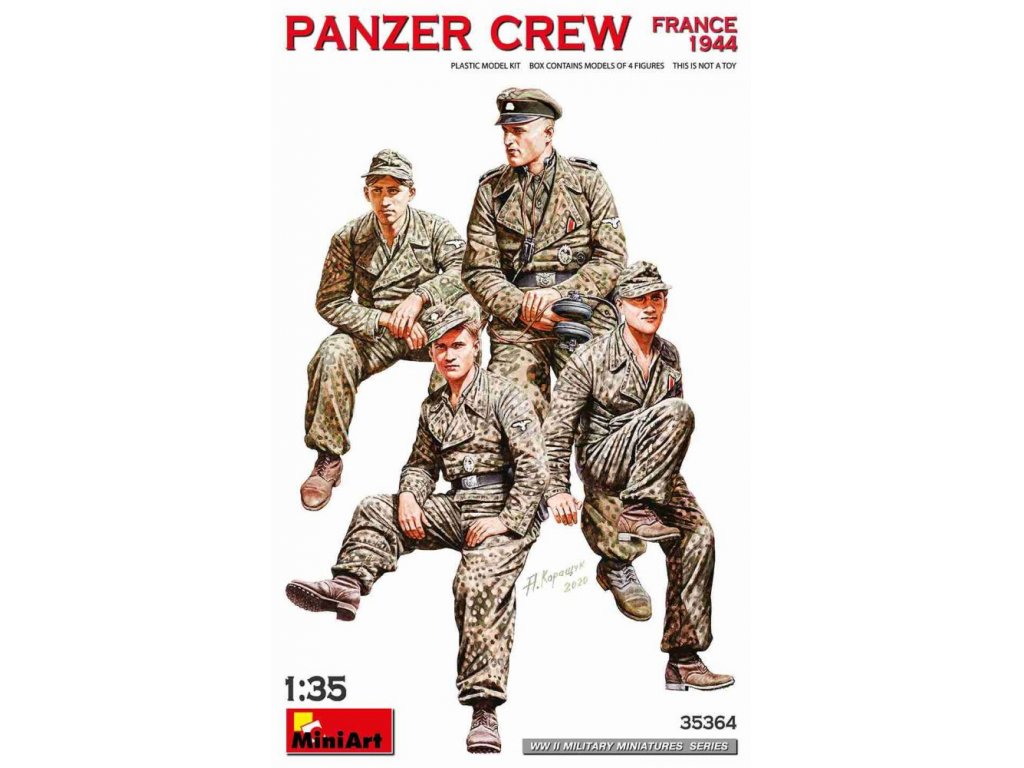 MINIART 1/35 Panzer Crew France 1944