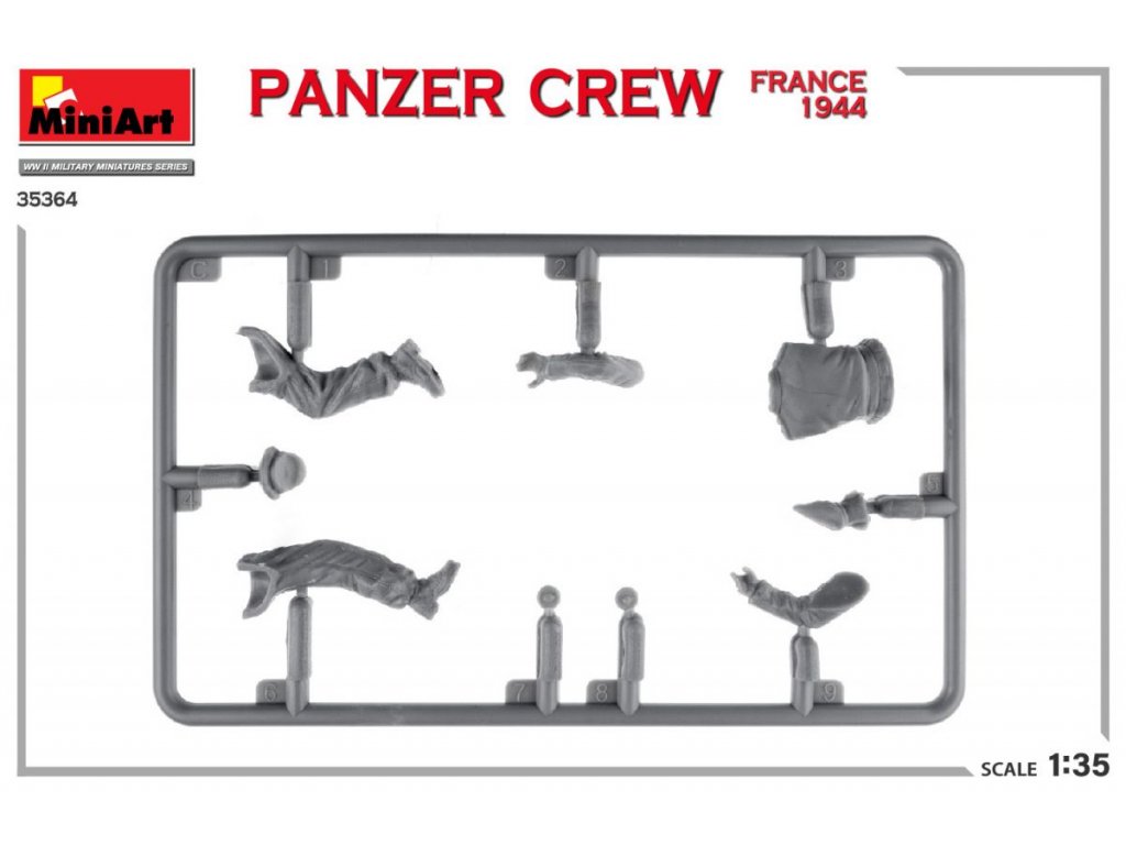 MINIART 1/35 Panzer Crew France 1944