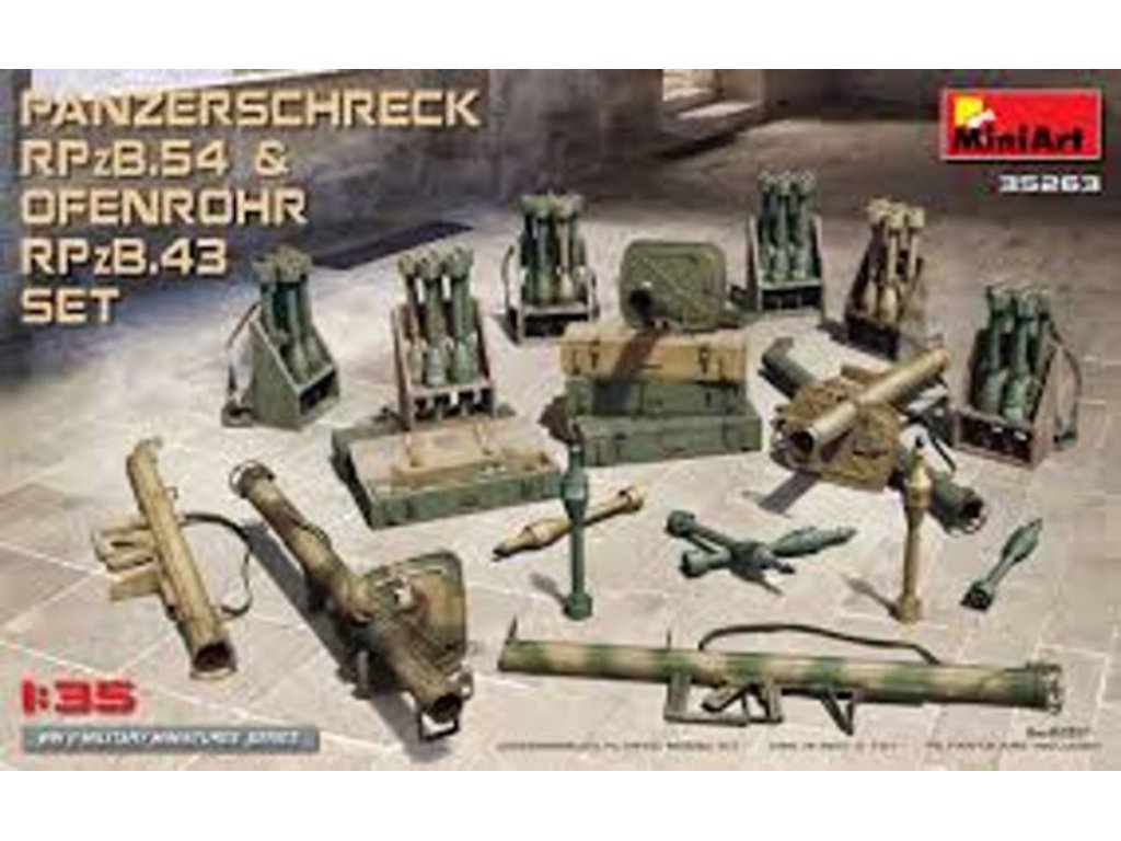 MINIART 1/35 Panzerschreck RPzB54 w/OfenrohrRpzB