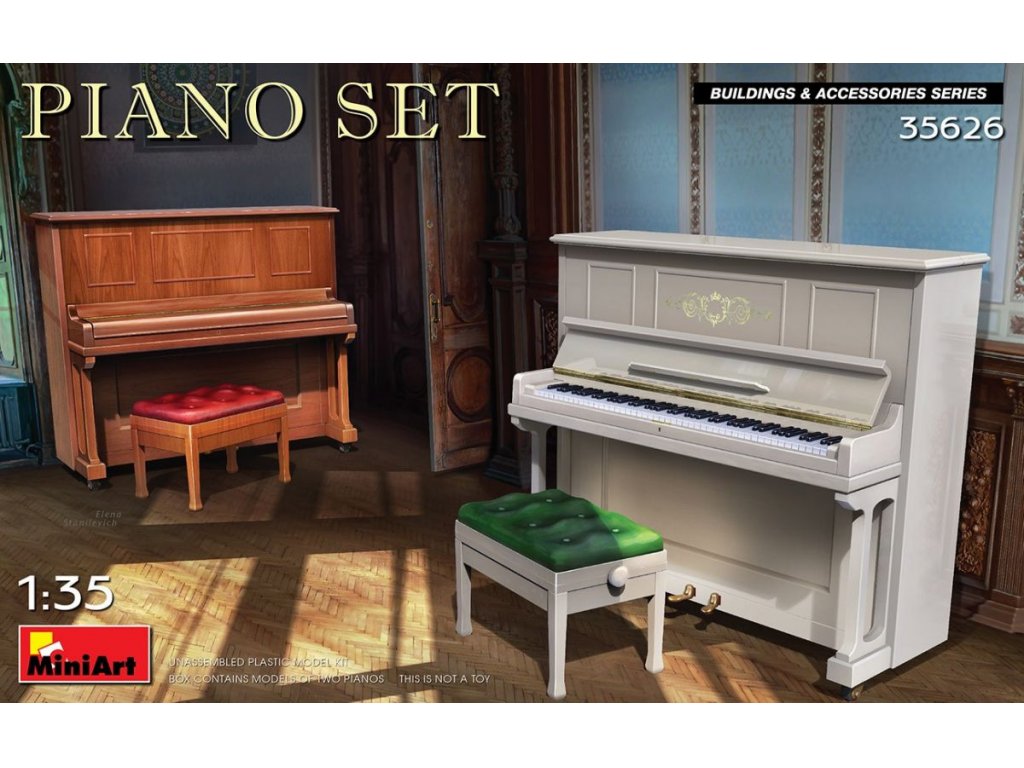 MINIART 1/35 Piano Set