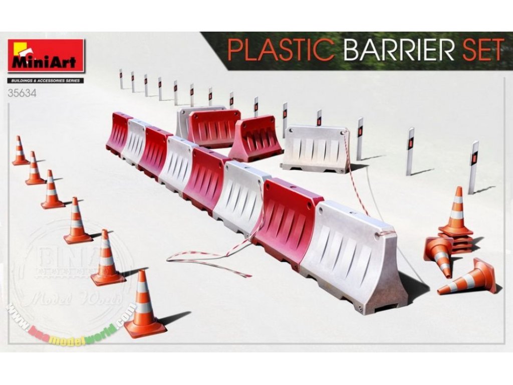 MINIART 1/35 Plastic barrier set