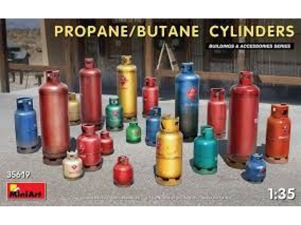 MINIART 1/35 Propane/Butane Cylinders