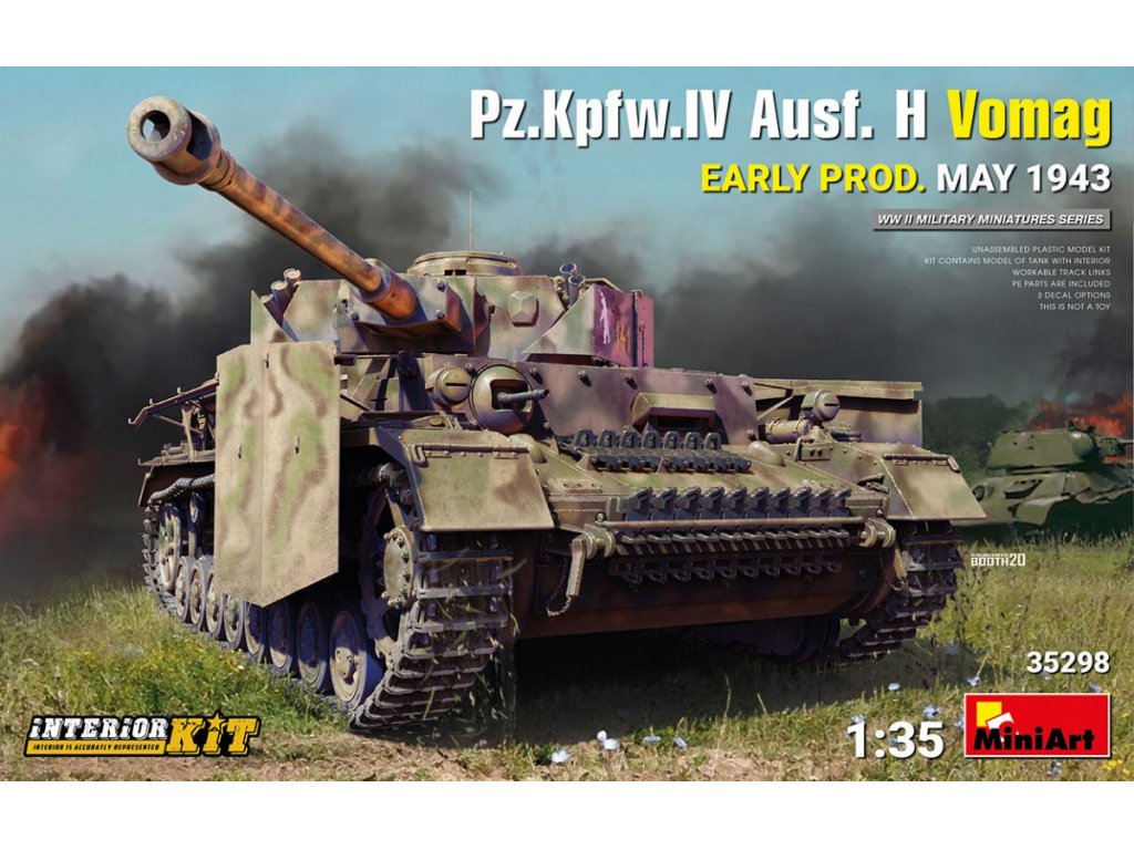 MINIART 1/35 Pz.Kpfw.IV Ausf. H Vomag, May 1943 Full Interior Kit