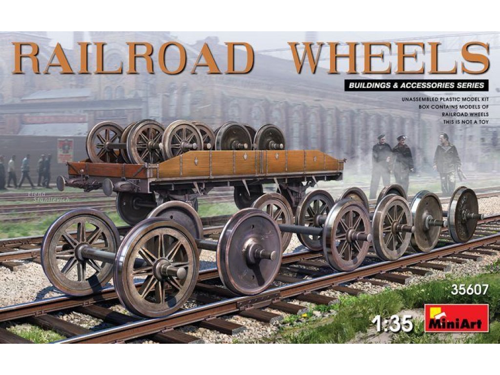 MINIART 1/35 Railroad wheels