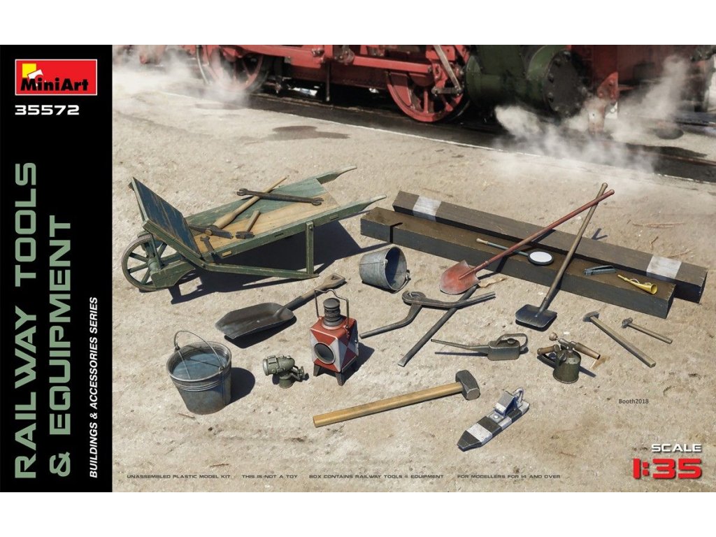 MINIART 1/35 Railway Tools Equipment